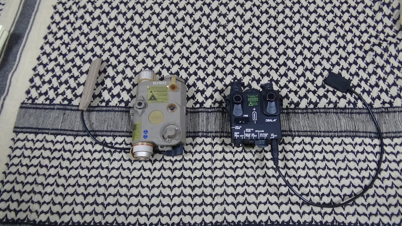 FMA製 AN/PEQ-15 LA5-C  &  P&G製 PEQ-15A DBAL-A2 レビュー