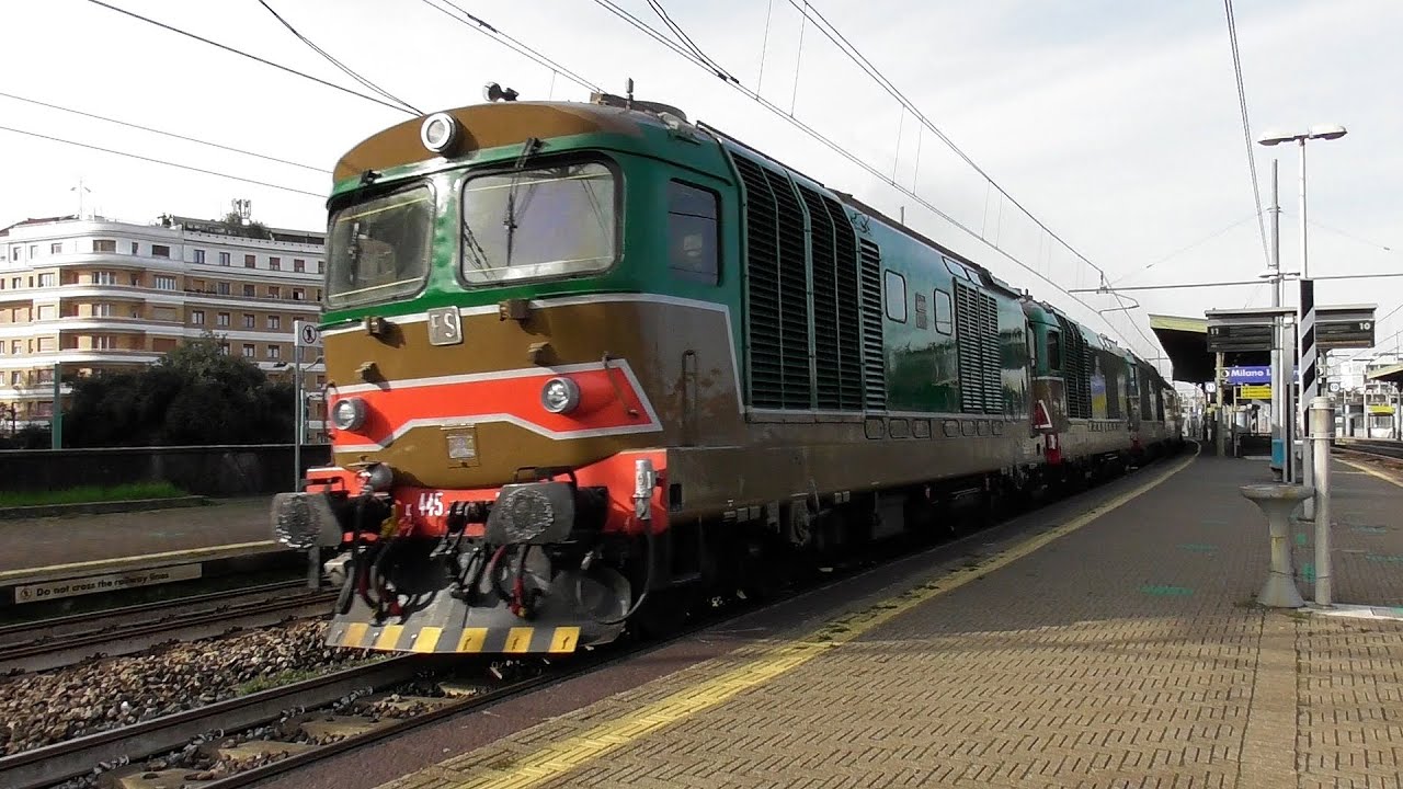 2024 год, поезд на форум G7 по туризму с историческим D445 от Fondazione FS