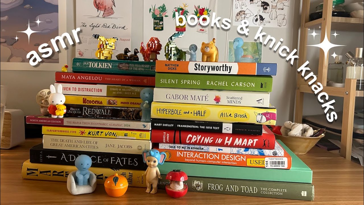 lofi asmr: tapping on books & knick knacks