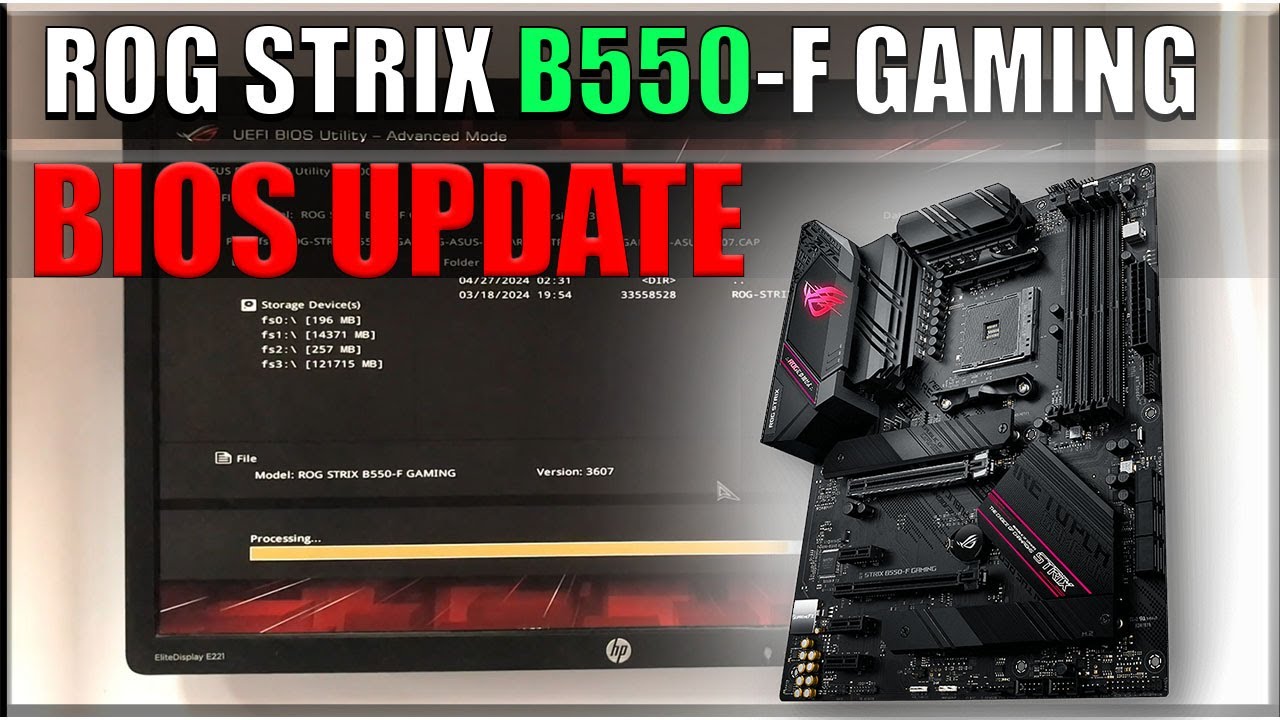 ROG STRIX B550 F GAMING BIOS UPDATE