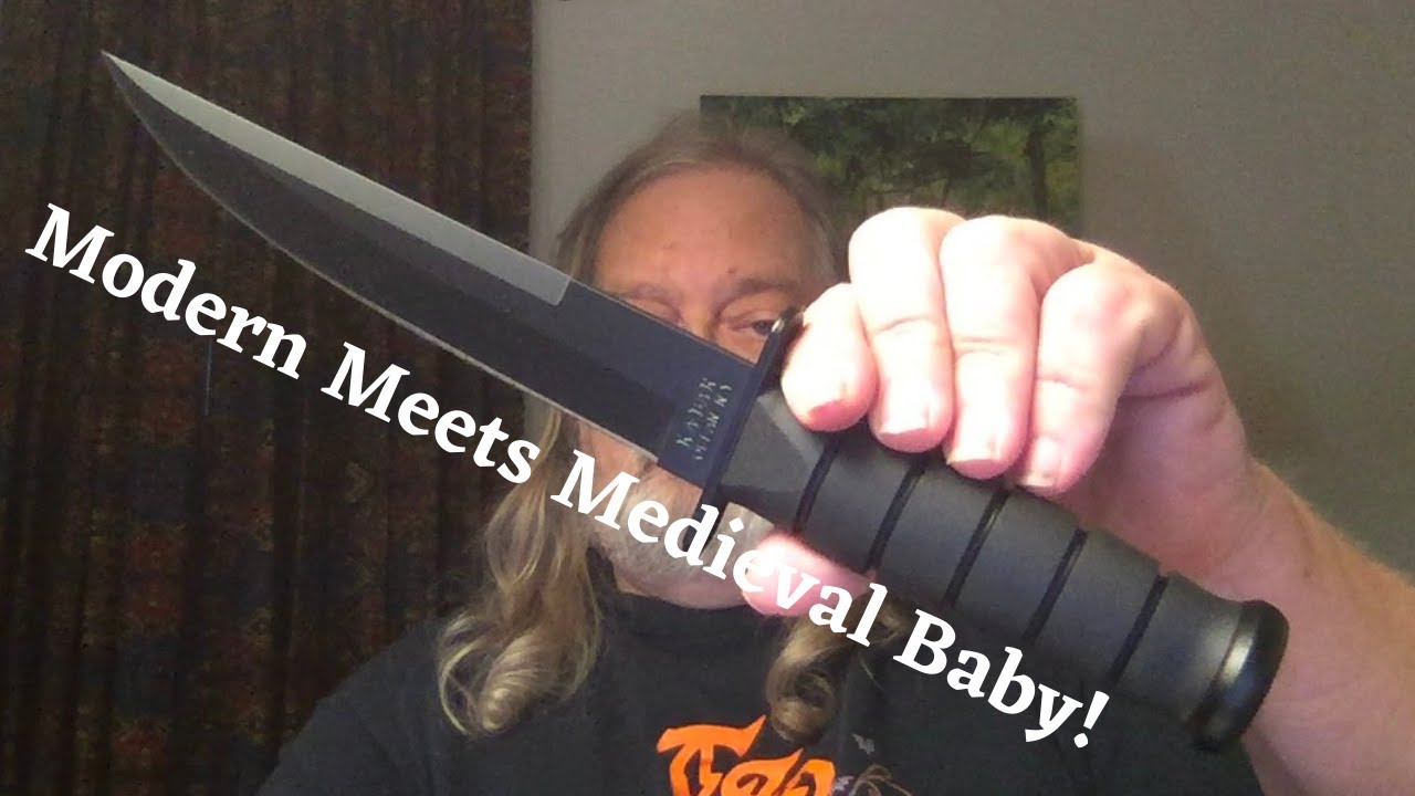 Ka-Bar's 1266 Modified Tanto - Modern Meets Medieval Baby