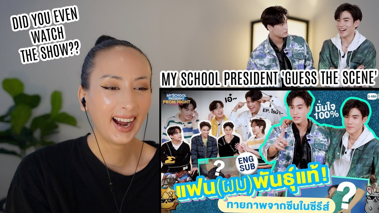 My School President Cast play 'guess the scene' REACTION | #MySchoolPresidentOnStage