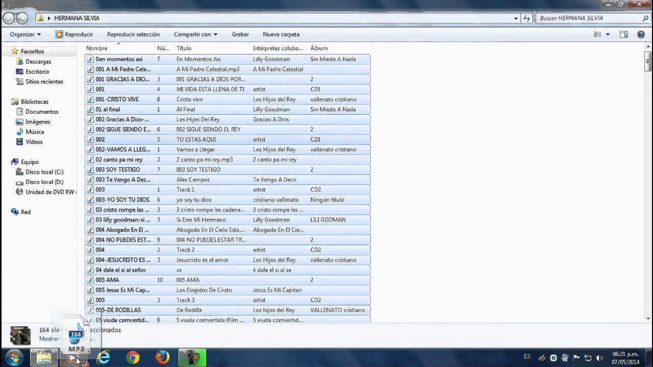Como grabar CD mp3 - grabar CD de audio con windows media player
