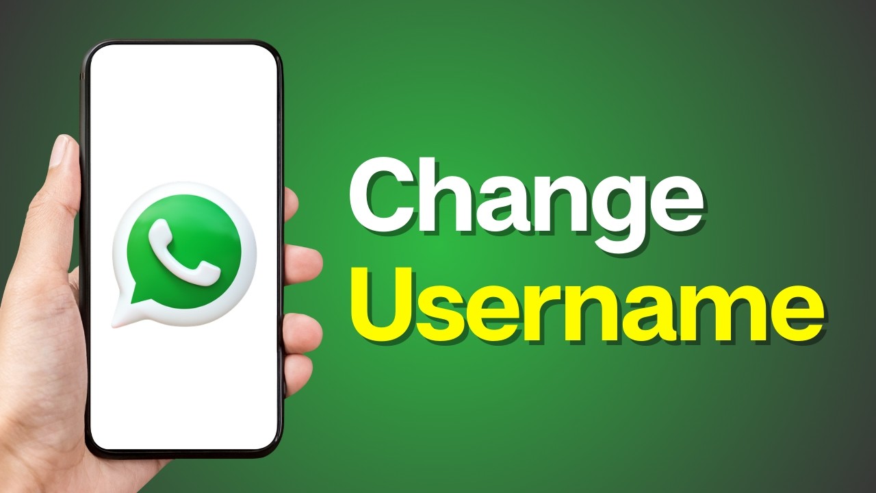 How to Change WhatsApp Username
