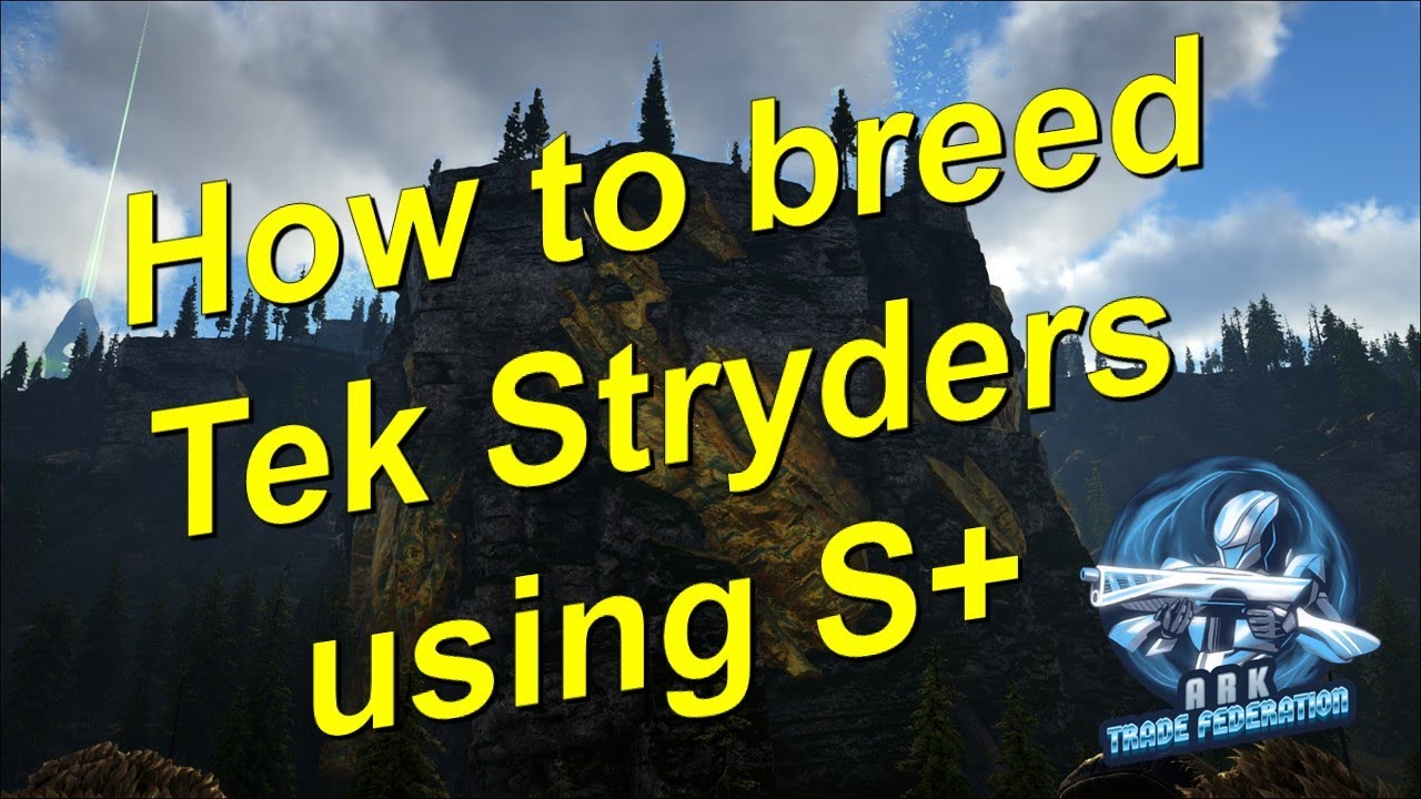 How to breed Tek Stryders using S+ | Ark: Survival Evolved