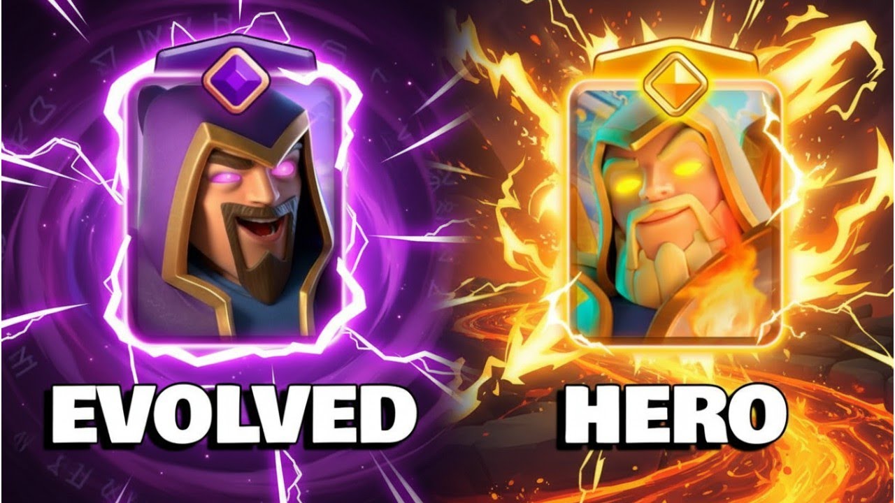 Mago Evolucionado o Héroe ?? - Clash Royale