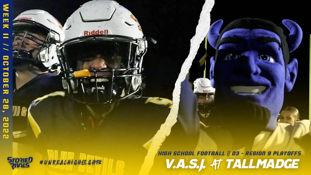 Tallmadge Marches Into Round 2!! Blue Devils Bounce Vikings 😈