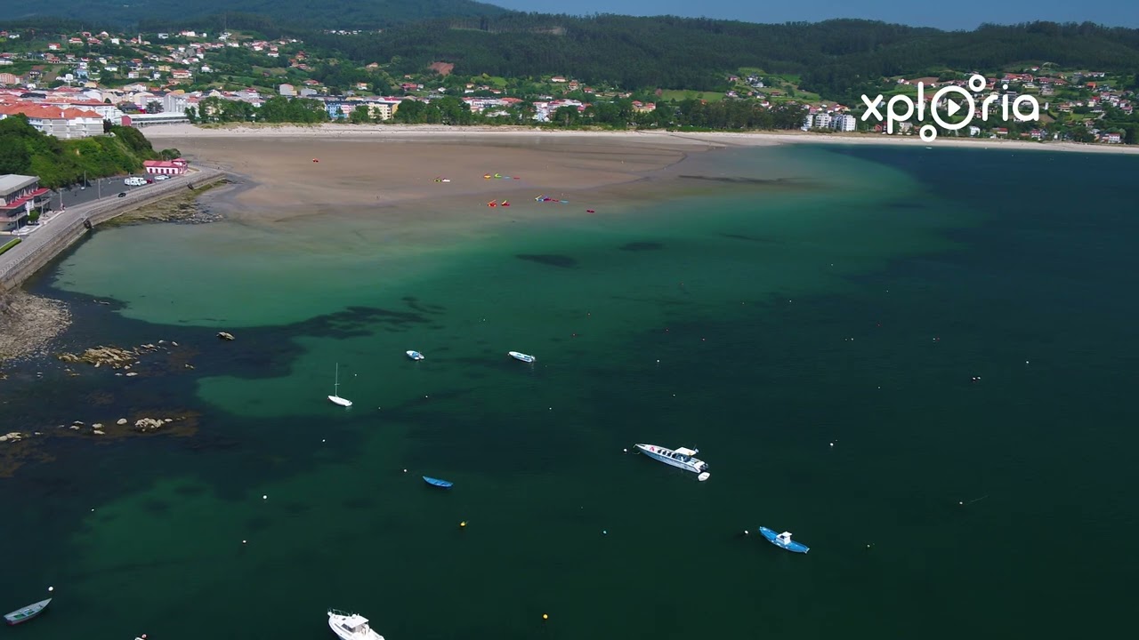 Porto de Cedeira Spain 2019.07 aerial video