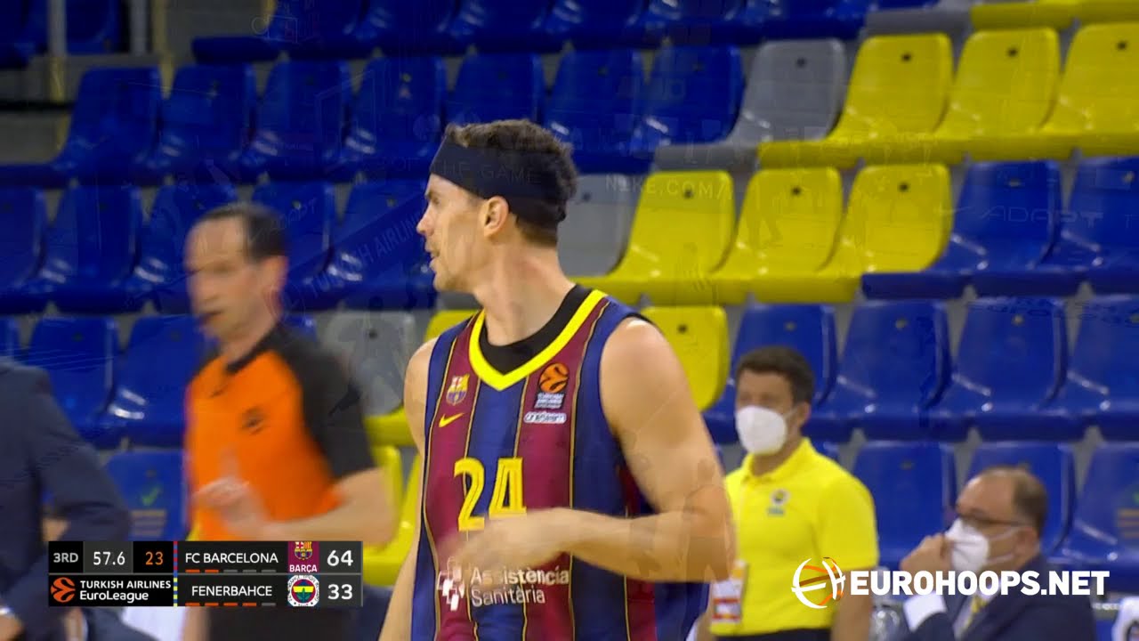 FC Barcelona - Fenerbahce Beko Istanbul 97-55: Kyle Kuric (25 points on 7/8 3PT)