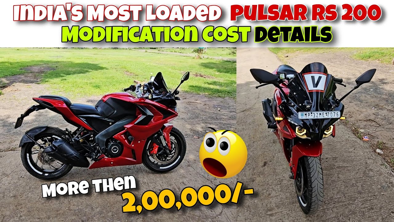 Pulsar RS 200 Full Modification Cost Breakdown 🔥 | Budget vs Premium Mods | Worth It Or Not?