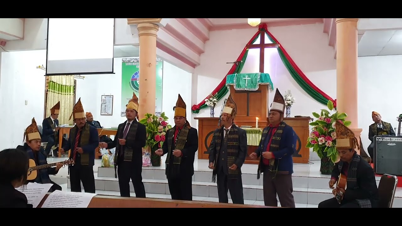 Vocal Group Sektor 1 GKPS Berastagi,pada Minggu Seksi Bapa GKPS 2023,Minggu 05/11/2023.