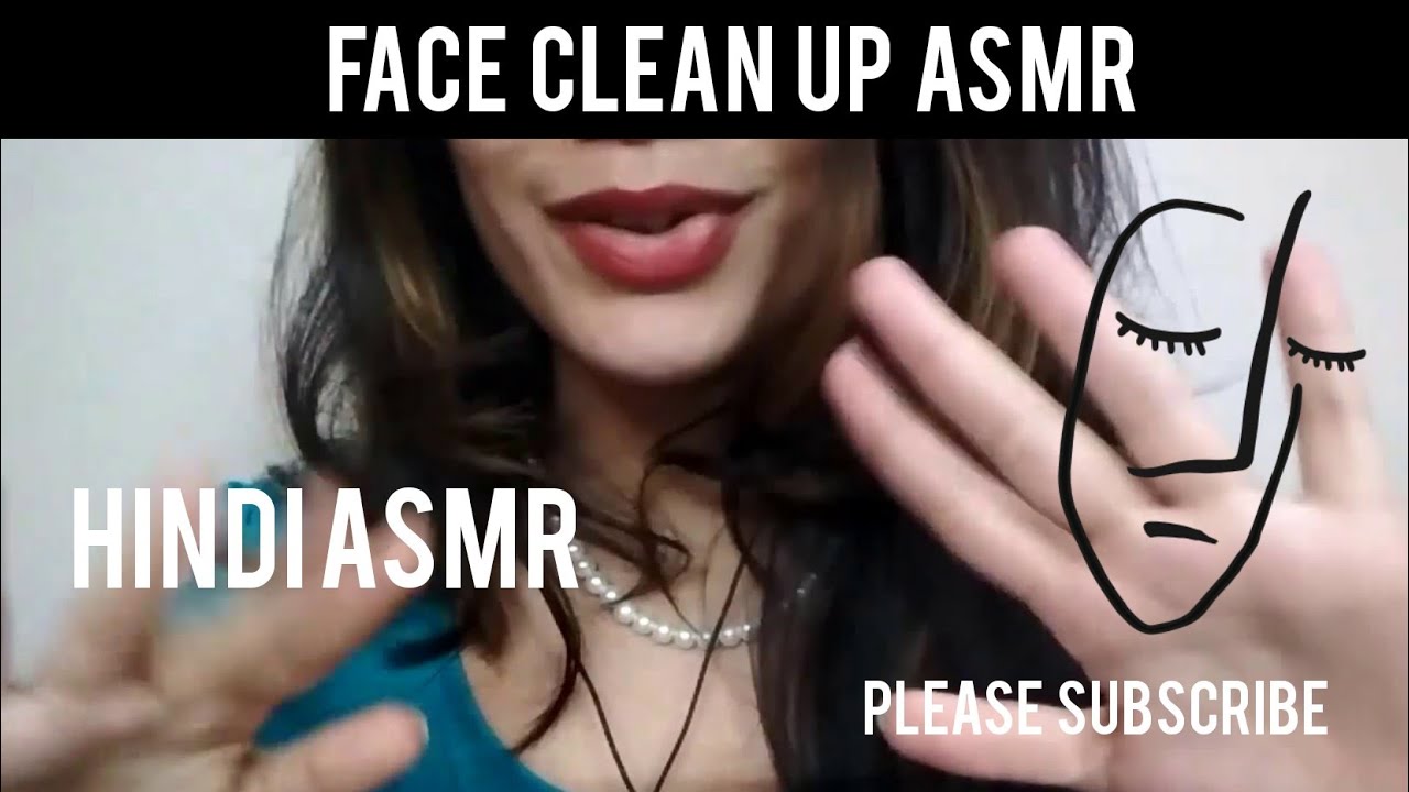 ASMR Hindi Face Clean Up.