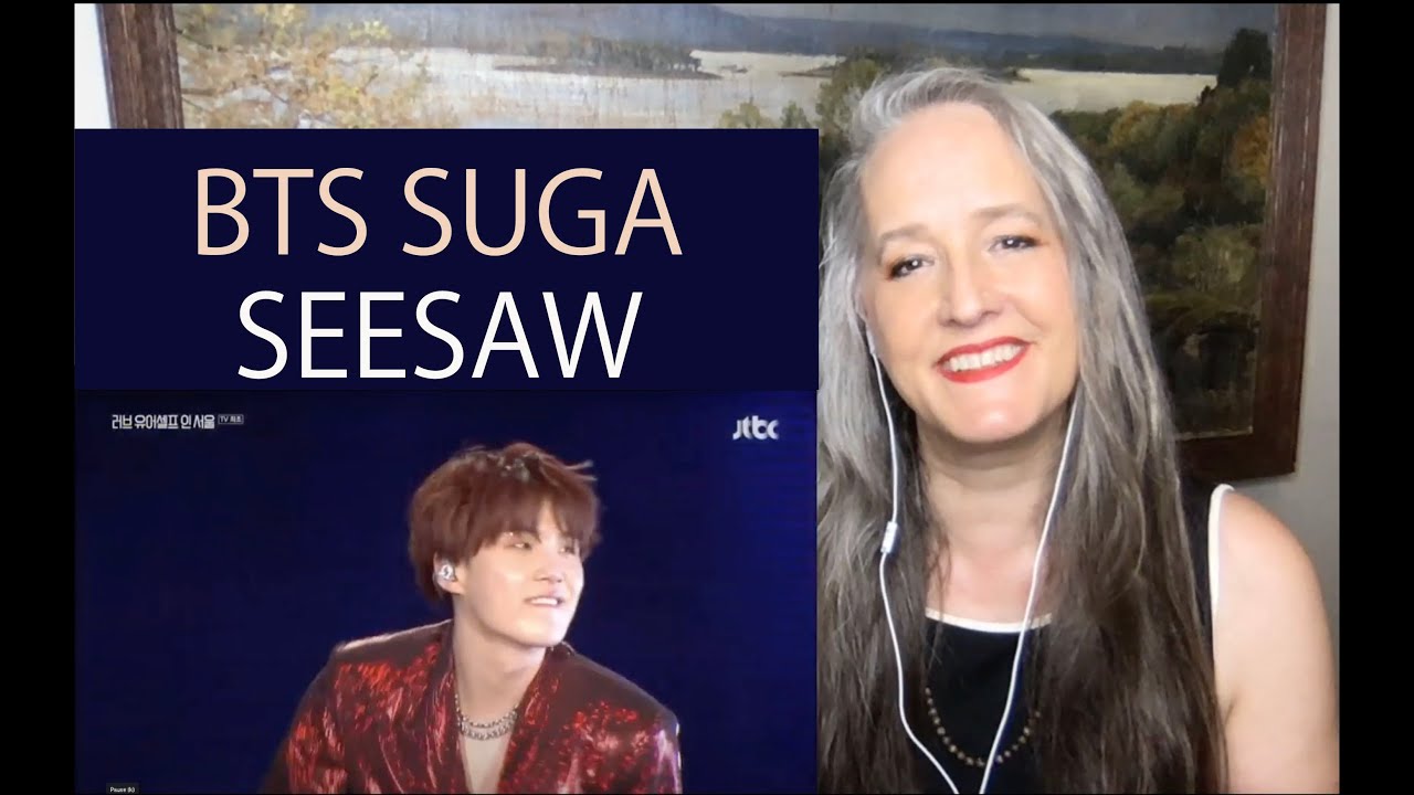 Voice Teacher Reacts to BTS Suga  -  Seesaw at BTS World Tour Love Yourself in Seoul