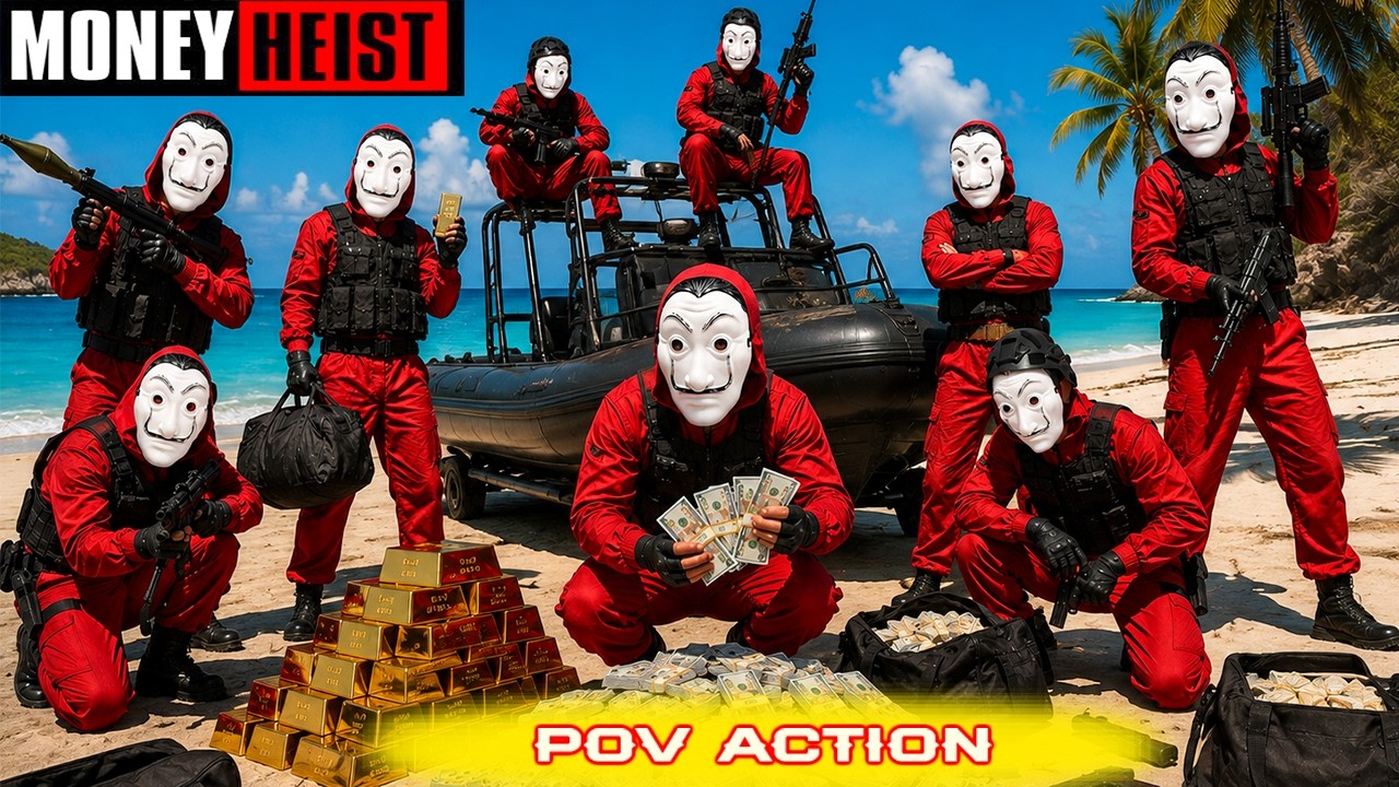 PARKOUR VS MONEY HEIST! 2 | BAD GUYS: No ESCAPE, WE HIT THE JACKPOT! (BELLA CIAO) Epic POV