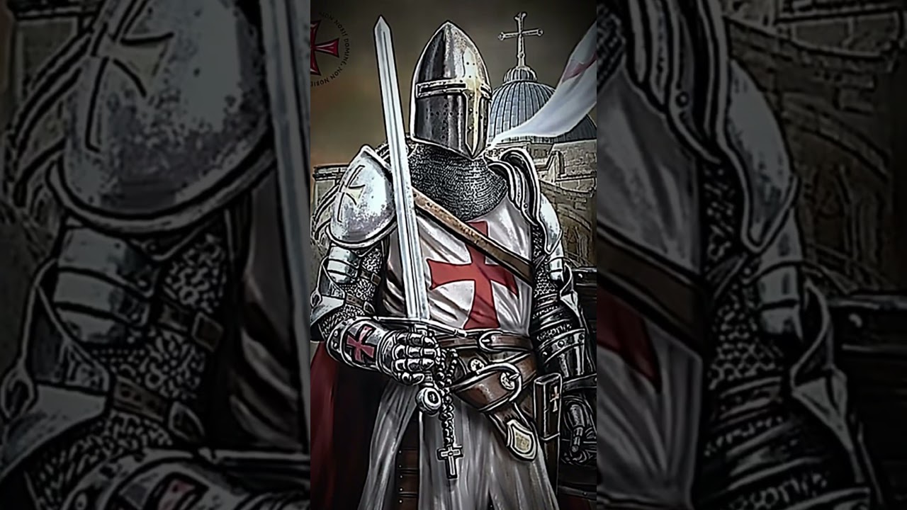 The Knight Templars were an elite military unit within the Christian Church. #edit #crusaders