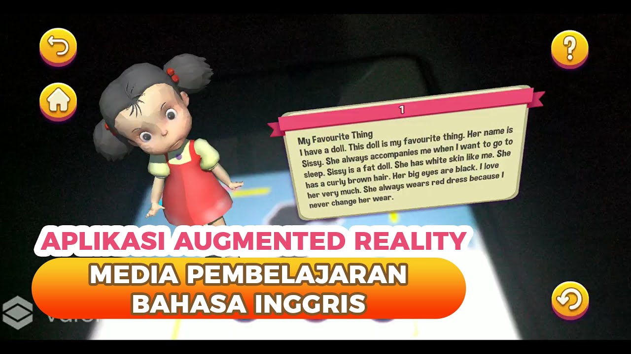 Aplikasi Augmented Reality (AR) Media Pembelajaran B-Inggris Deskriptif