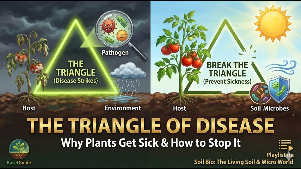 The Invisible Shield 🛡️ How Healthy Soil Microbes Tell Plants to 