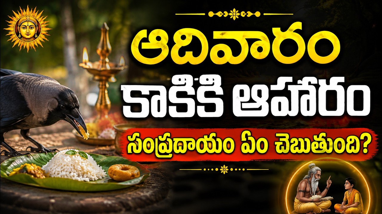 మీ ఇంట్లో కష్టాలన్నీ పోవాలా? ఆదివారం నాడు కాకికి ఈ ఒక్కటి వేసి చూడండి!