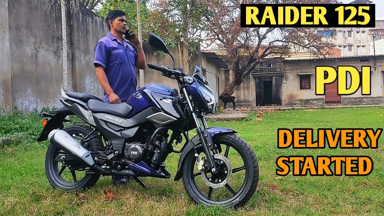 TVS Raider 125 PDI & Delivery Started 😵 || Tvs Raider 125 Important Features | Raider 125 Available