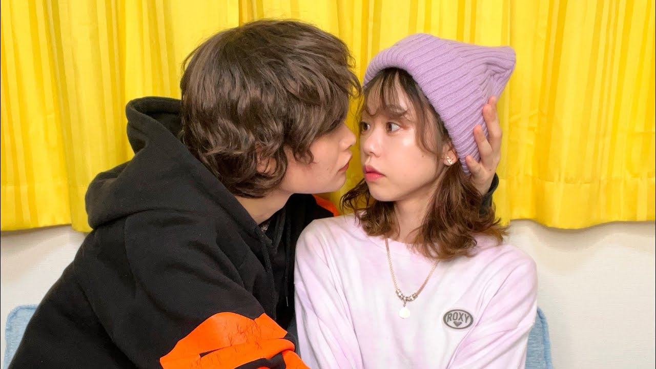 【ガチ照】無言になったら即キス 恋愛トークで赤面祭りwwww