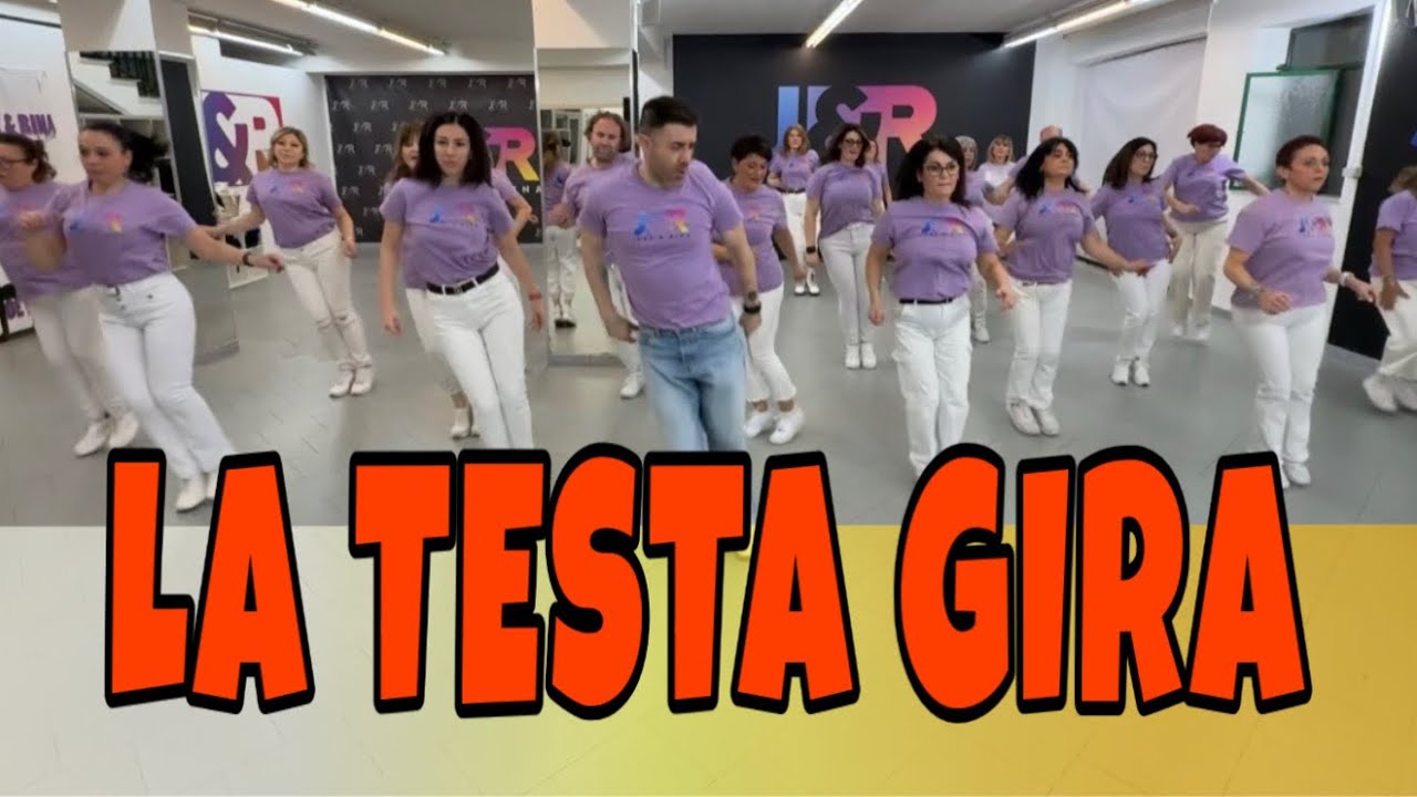 LA TESTA GIRA ballo social JOEY&RINA || BALLI DI GRUPPO 2026 Social Dance 
