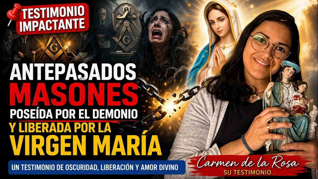 Testimonio impactante 📌 Antepasados masones, poseída por el demonio y liberada por la Virgen María