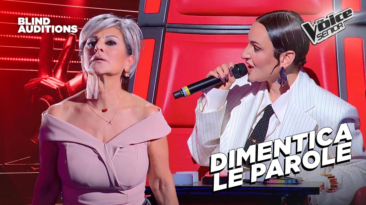 I coach aiutano Cristina a ricordare “Grande Grande Grande” di Mina|The Voice Senior Blind Auditions