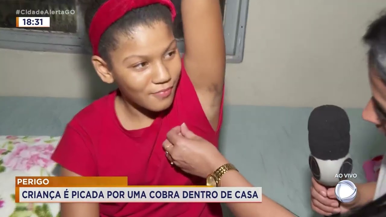 PERIGO: CRIANÇA É PICADA POR UMA COBRA DENTRO DE CASA