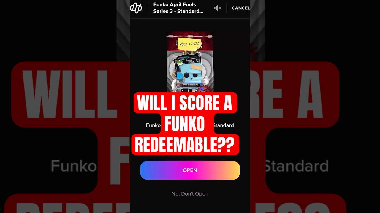 Opening Funko April Fools Series 3 NFT packs #funko #nft short #shorts #funkonft