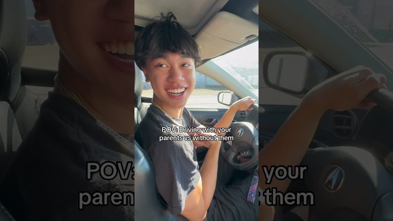POV: Вождение с родителями vs. без них 🤣