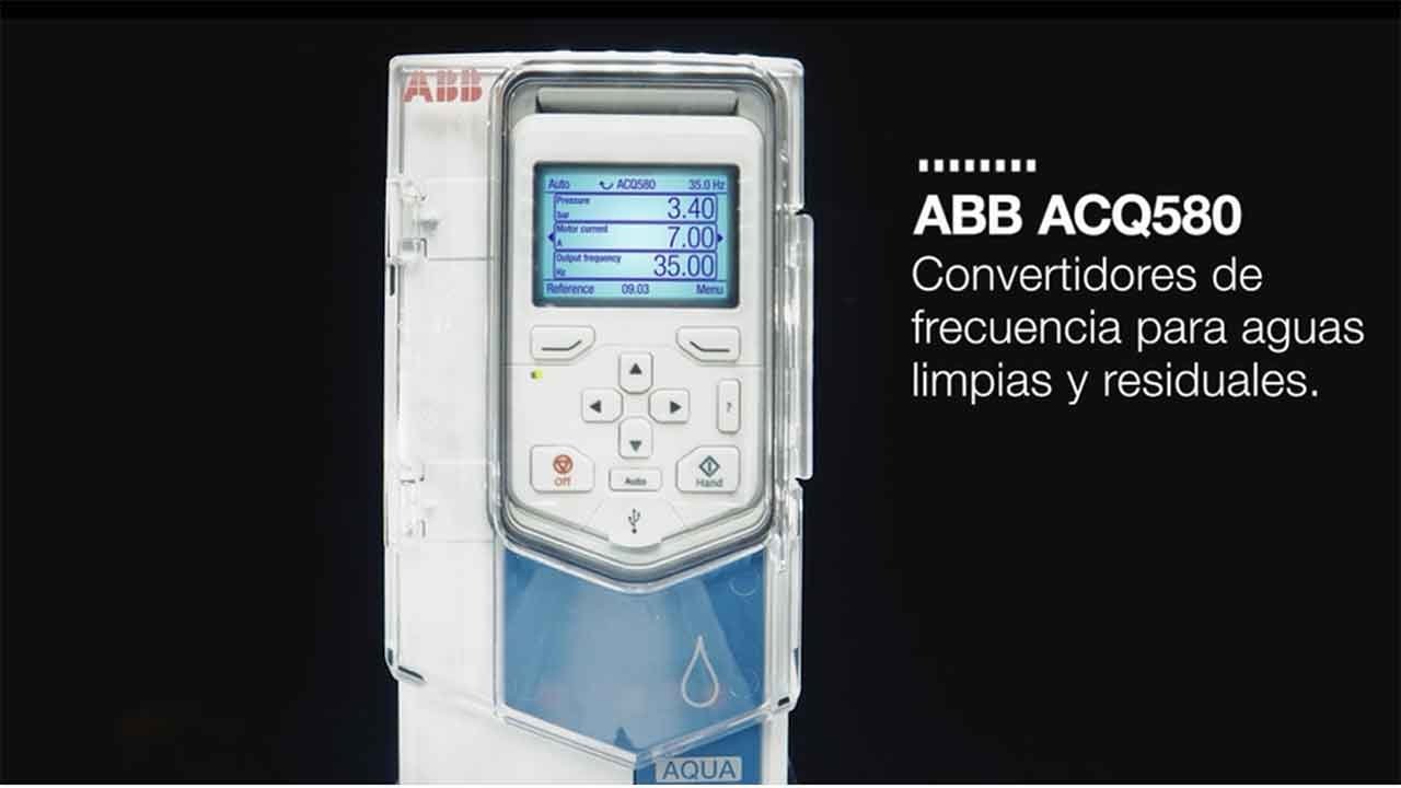 Variadores ACQ580 de ABB para aguas limpias y residuales