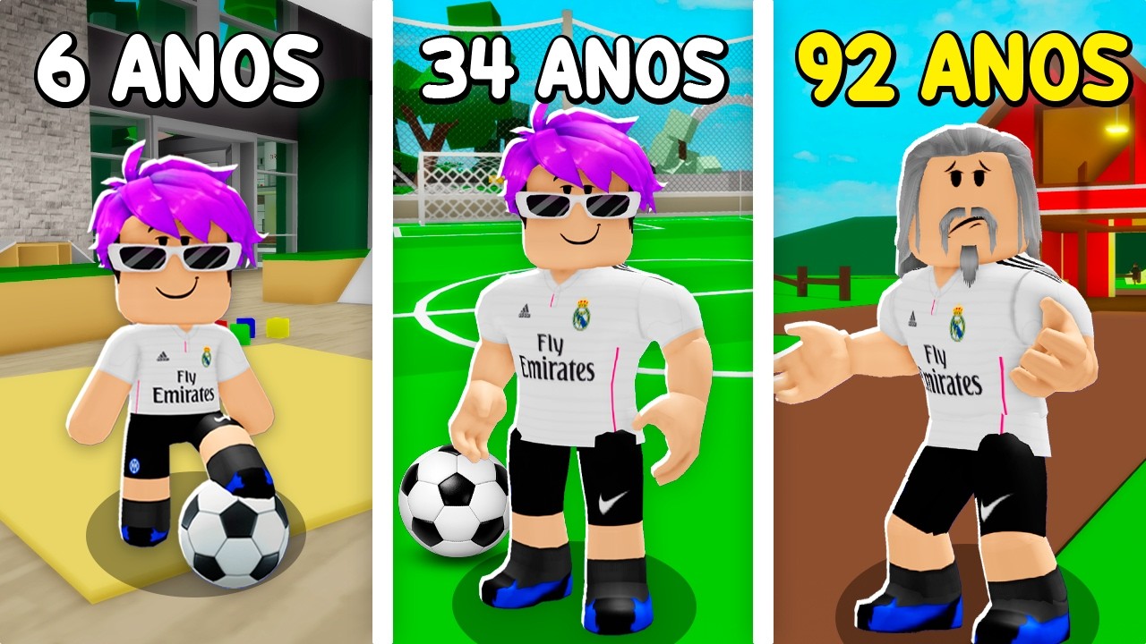 A VIDA DE UM JOGADOR DE FUTEBOL no BROOKHAVEN