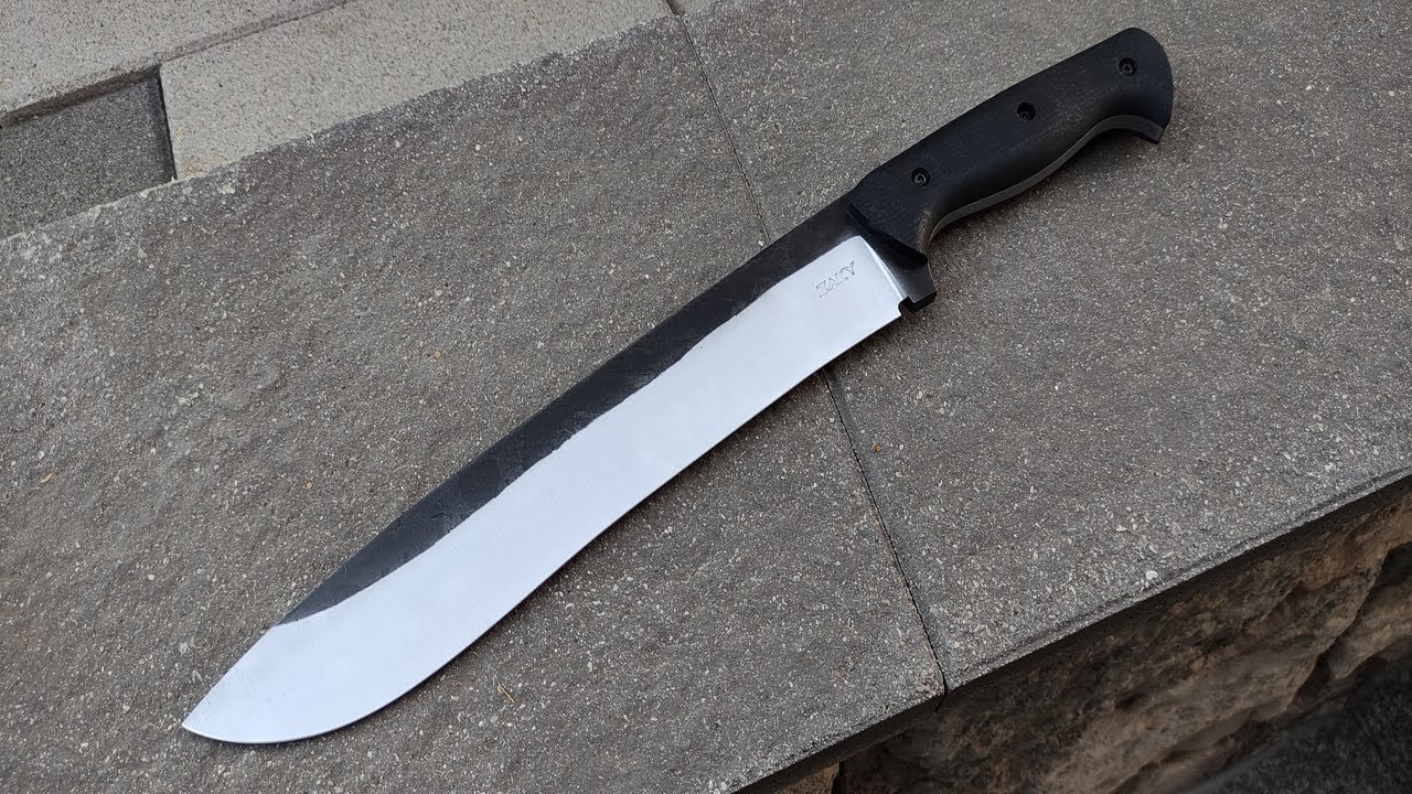 Knife Making - HUGE leaf spring knife