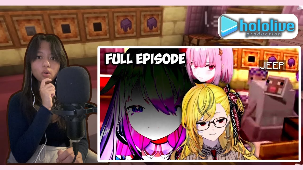 Hololive EN & ID Minecraft Clip:JEEP ARC Full REACTION