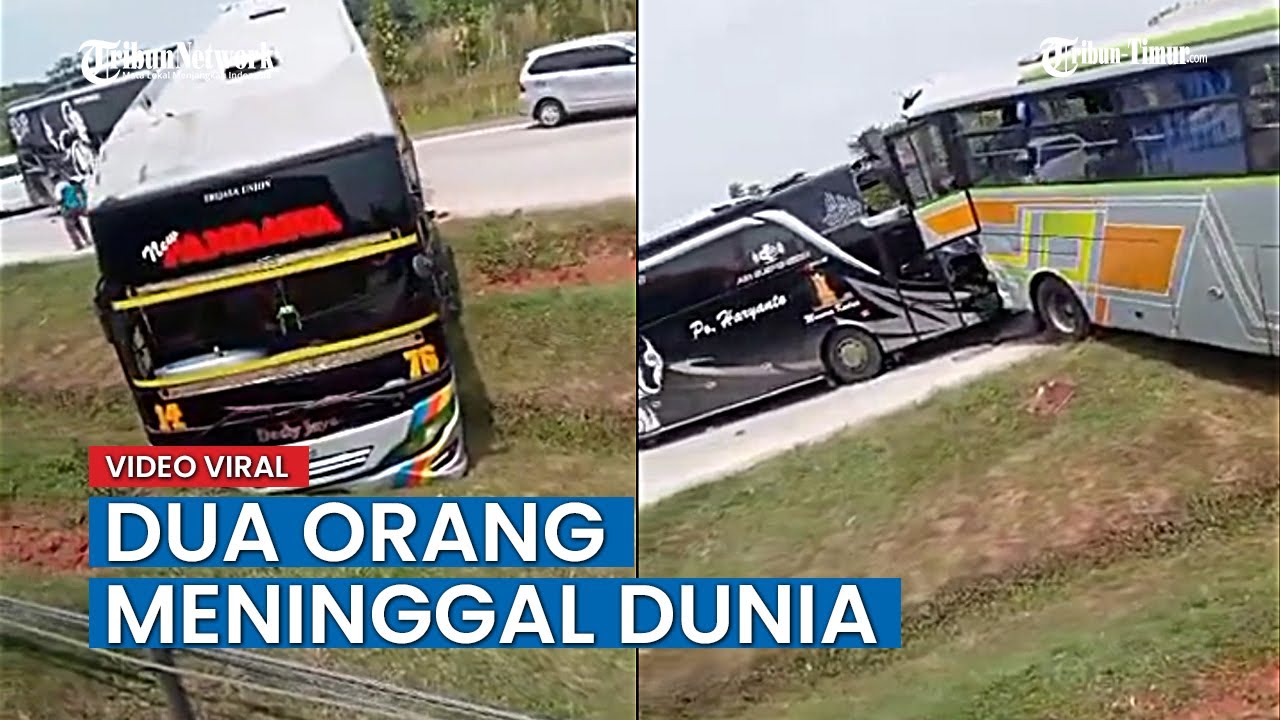 Kronologi Kecelakaan Maut di Tol Cipali, Bus Haryanto Tabrak Bus Dedy Jaya, 2 Orang Tewas