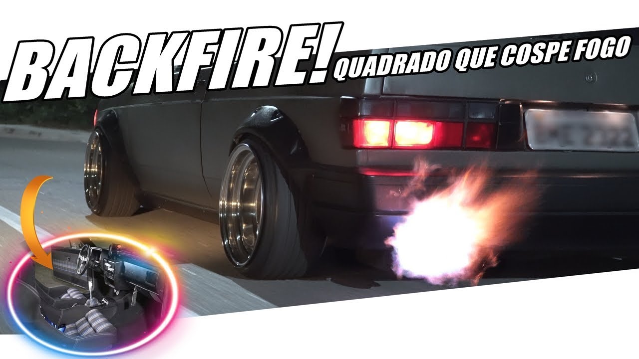 GOL ESTILO RACE COM BACKFIRE! LABAREDAS DE FOGO PELO ESCAPAMENTO - Canal 7008Films