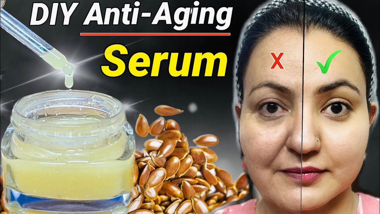 HOMEMADE *ANTI-AGEING* SERUM : Remove Wrinkles,Fine Lines, Spots & Get Young Tight Skin Naturally💕