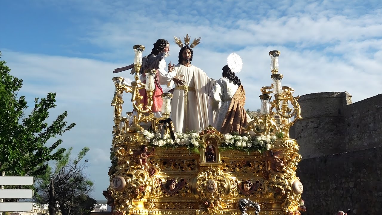 Hermandad del Resucitado ( Subida Cava del Castillo - 2025 - ) Sanlúcar de Barrameda