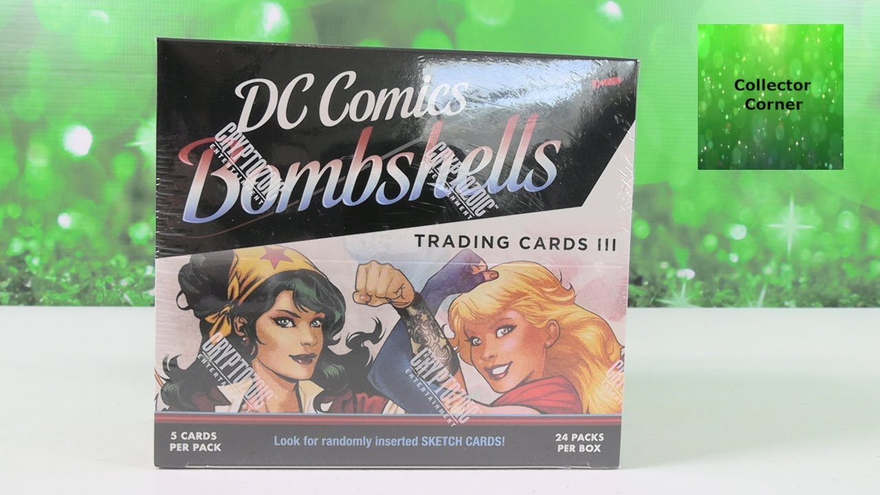 DC Comics Bombshells Series 3 Trading Cards Full Box Unboxing Review | CollectorCorner