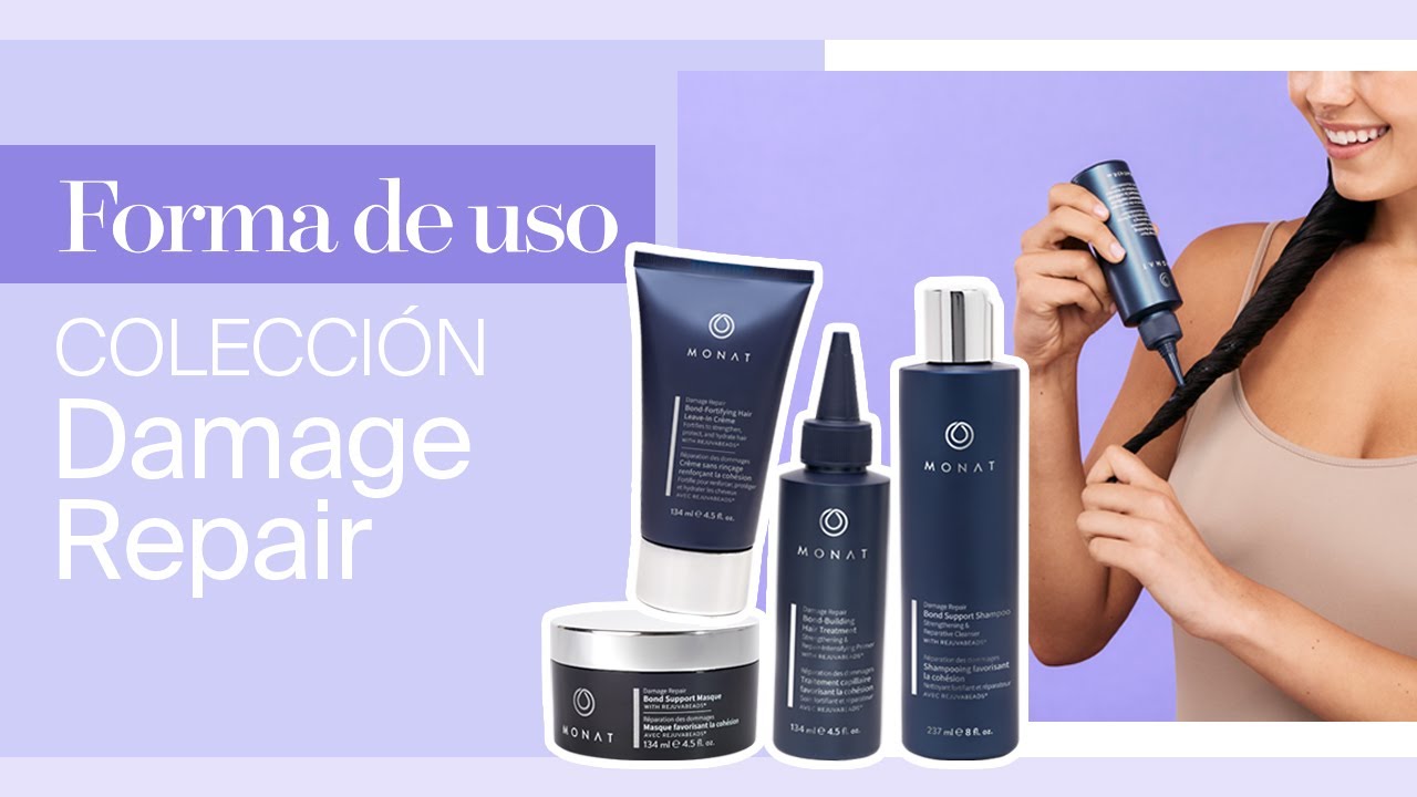 C&oacute;mo usar la l&iacute;nea Damage Repair | Productos para el cabello