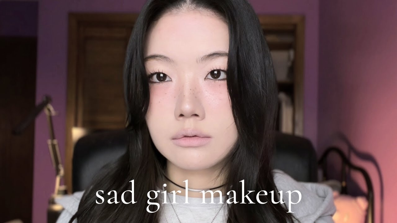 🩶 trying a hurt makeup look! 🩶