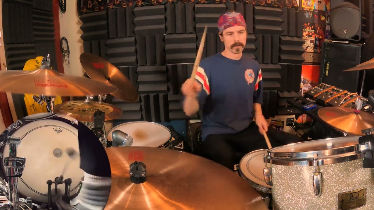White Braids And Pillow Chair - Isolated Drum Cover - Studio Quality - Red Hot Chili Peppers