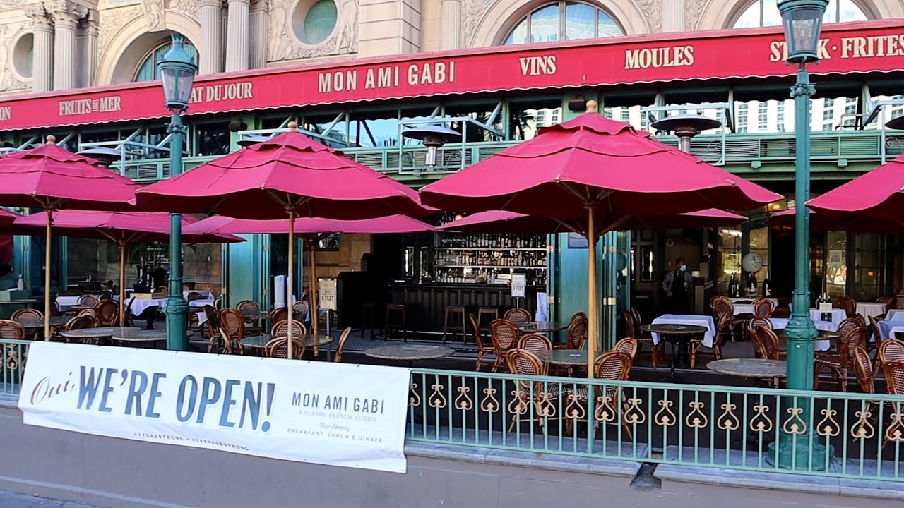Las Vegas Mon Ami Gabi | restaurant tour & review best | Paris Hotel