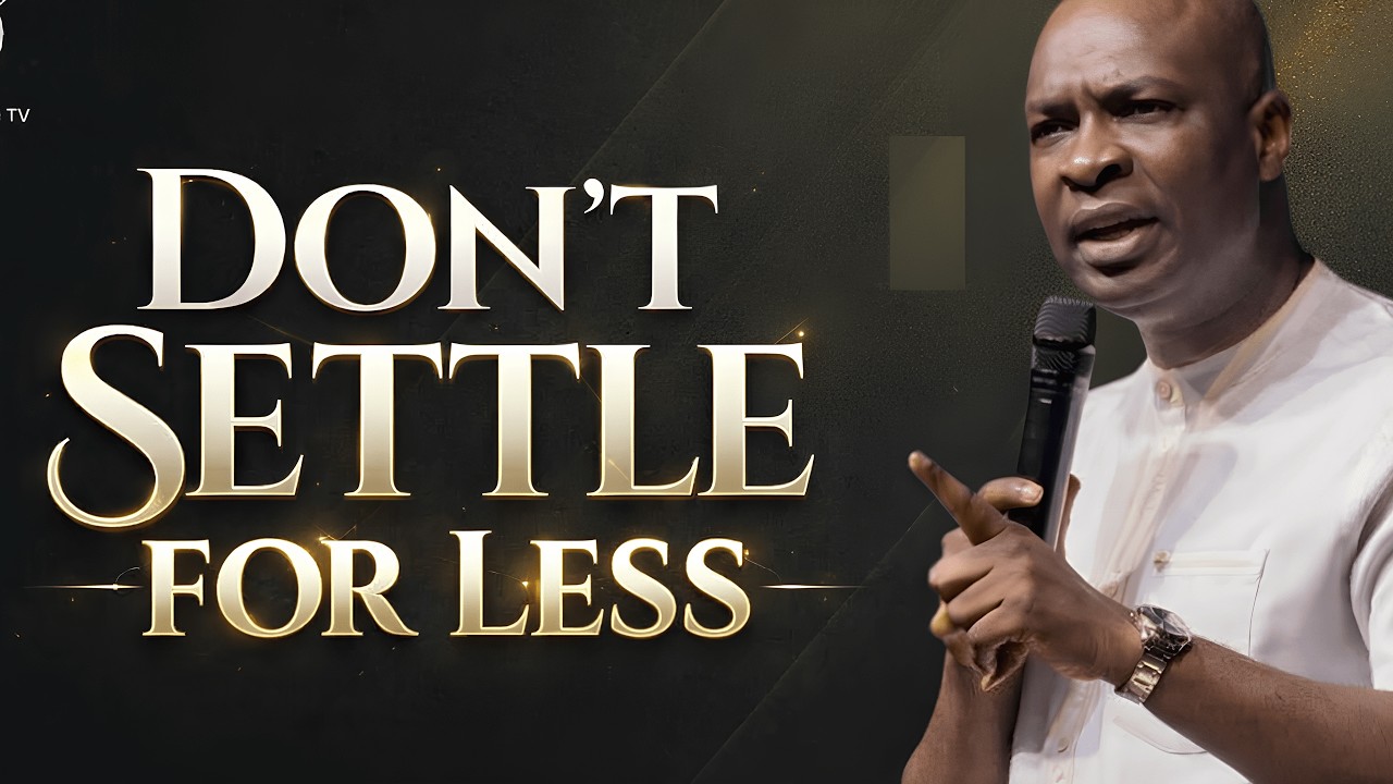 DON'T LET DESPERATION MAKE YOU SETTLE FOR LESS || APOSTLE JOSHUA SELMAN #koinoniaglobal