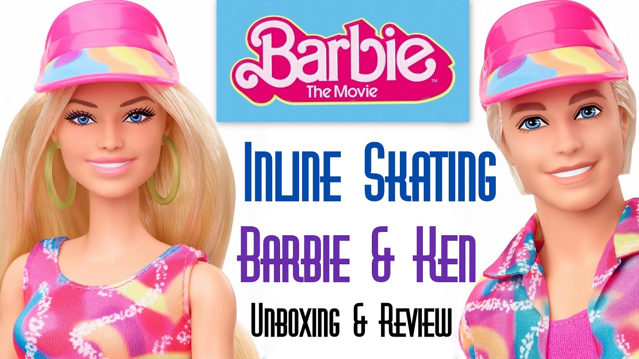 INLINE SKATING BARBIE & KEN DOLLS 🎥 BARBIE MOVIE 👑 EDMOND'S COLLECTIBLE WORLD 🌎 UNBOXING & REVIEW