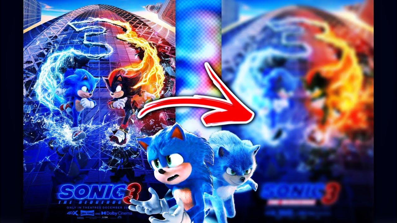 [RareGalaxy5] Sonic the Hedgehog 3 (2024) Poster Undo
