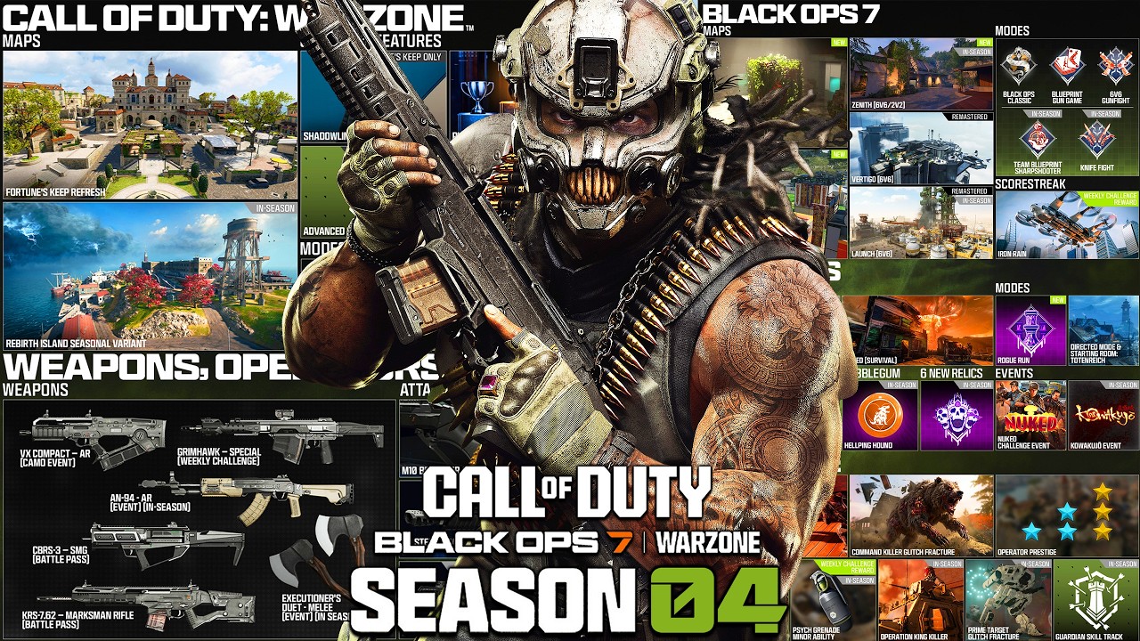 ОГРОМНОЕ обновление 4-го сезона Black Ops 7! (Классический режим, новая карта &laquo;Зомби&raquo; и многое др...