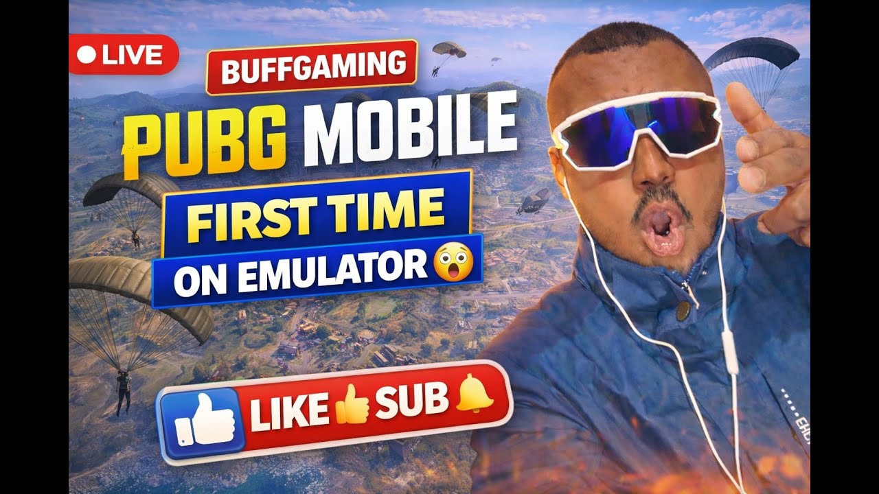 PUBG Mobile First Time on Emulator 😱 Noob Gameplay LIVE