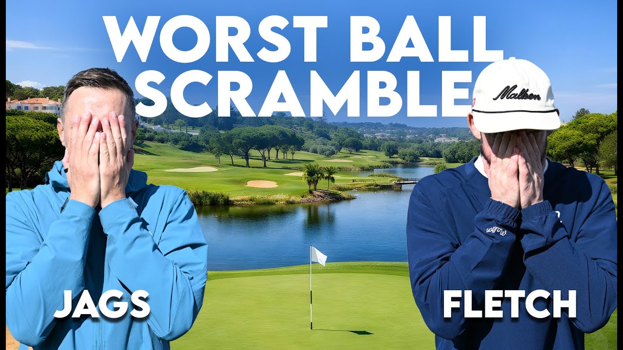 The WORST Golf Challenge Ever?! | Steven Fletcher & Phil Jagielka Worst Ball Scramble