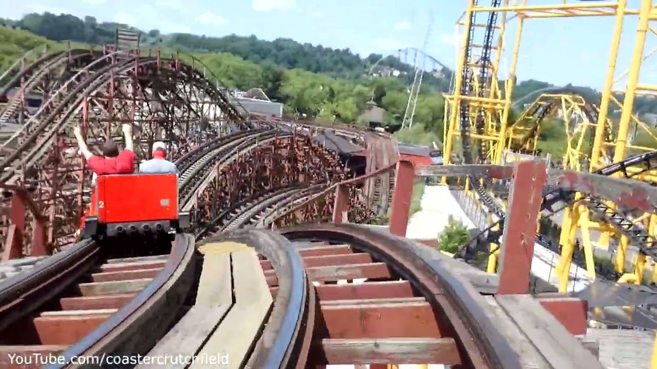 Racer Front Row Right Side (HD POV) Kennywood